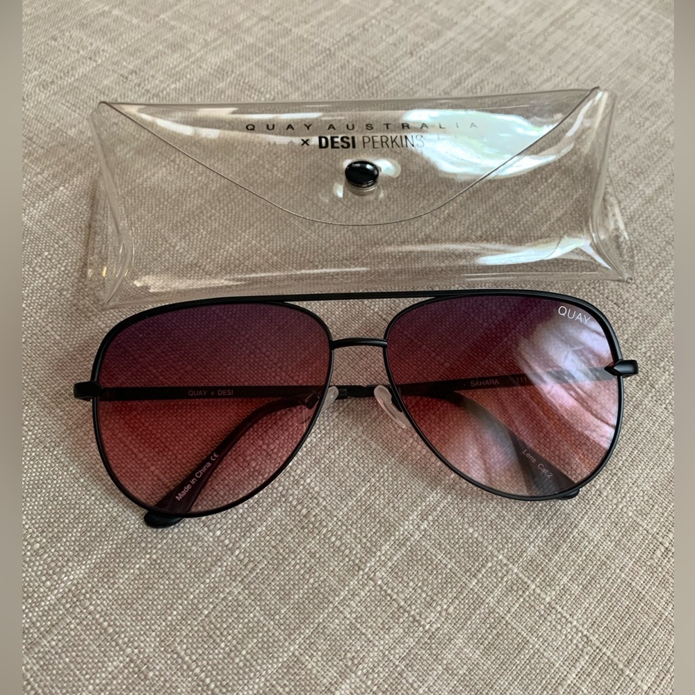 Quay Australia x Desi Perkins High Key Sunglasses.